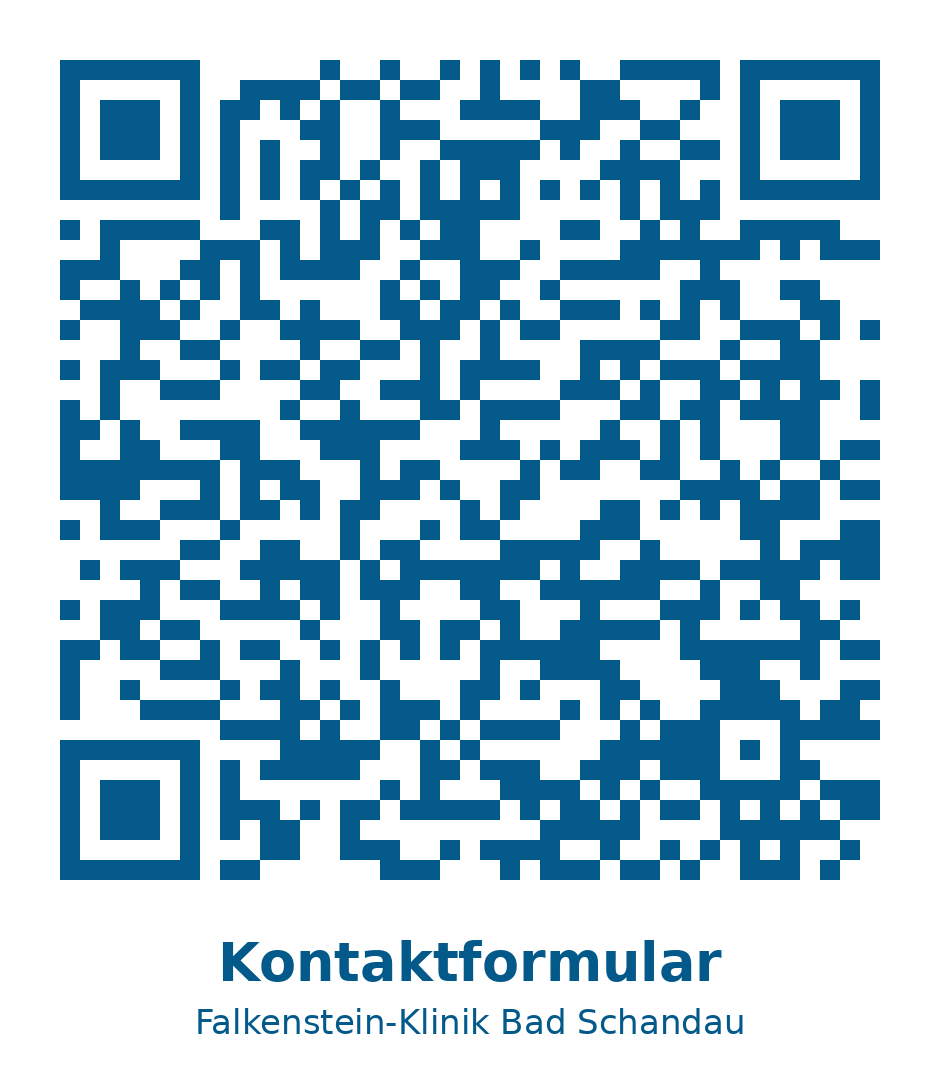 QR-Code zum Kontaktportal der Falkenstein-Klinik Bad Schandau