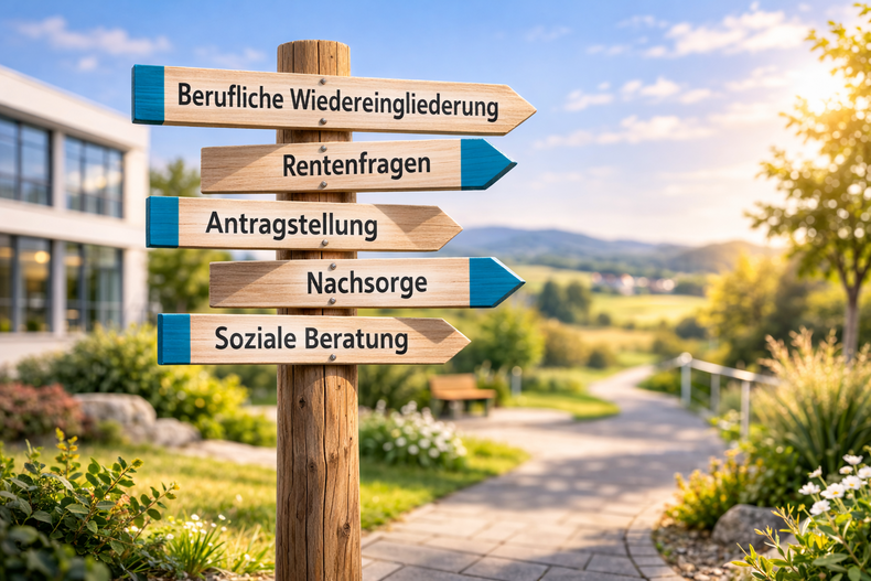 KI-generiertes Symbolbild zur Beratung durch den Sozialdienst